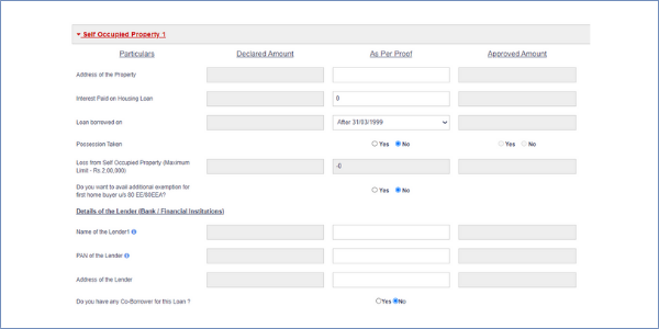 Self Occupied Property