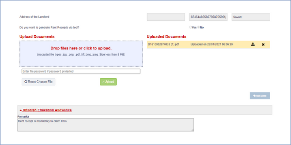 Validation Rejections